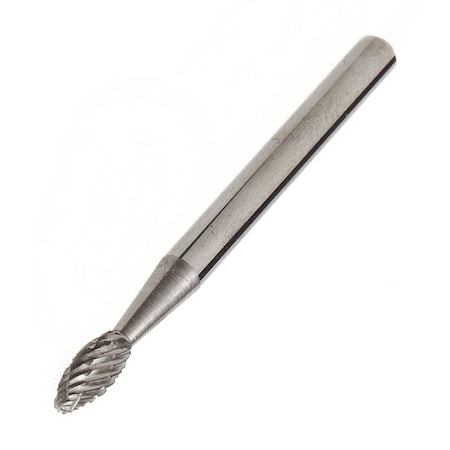 Forney Tungsten Carbide Burr, 1/8 in Tree Pointed SH-41 60137